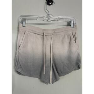 Barefoot Dreams CozyChic Ultra Lite Shorts | Cream Ombre Lounge Shorts | Size S